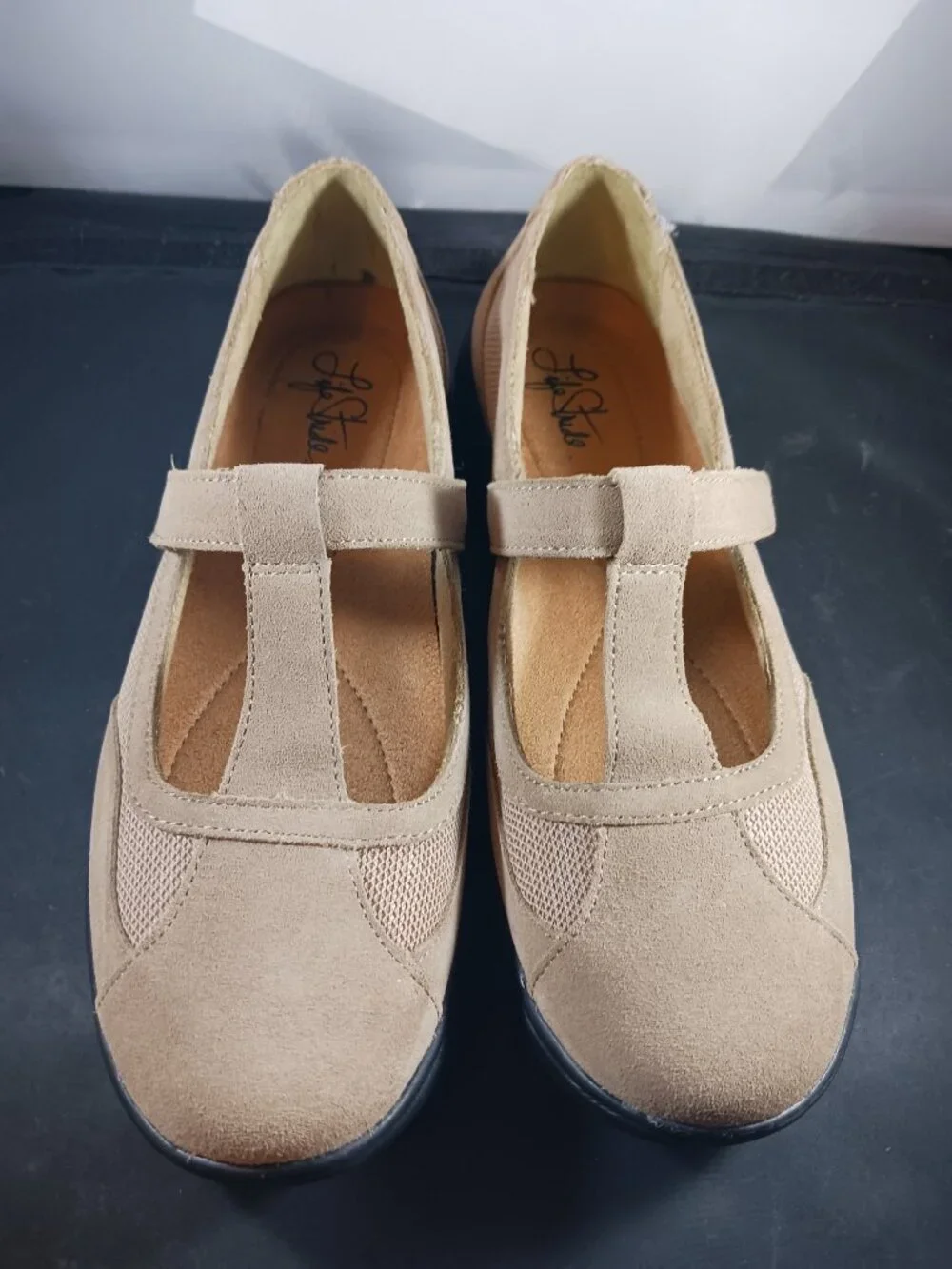 Life Stride Delaney Mary Janes Women's Loafer Shoes size 8.5M